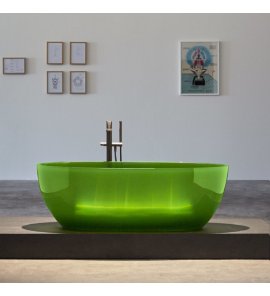  Antonio Lupi Reflex Wanna wolnostojąca 167x86 cm Lime REFLEXLIME