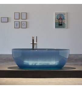  Antonio Lupi Reflex Wanna wolnostojąca 167x86 cm Petrolio REFLEXPETROLIO