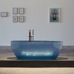  Antonio Lupi Reflex Wanna wolnostojąca 167x86 cm Petrolio REFLEXPETROLIO