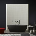  Antonio Lupi Reflex Wanna wolnostojąca 167x86 cm Basalto REFLEXBASALTO