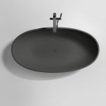  Antonio Lupi Reflex Wanna wolnostojąca 167x86 cm Basalto REFLEXBASALTO