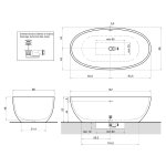 Antonio Lupi ReflexMood Wanna wolnostojąca 167x86 cm Biały REFLEXMOOD
