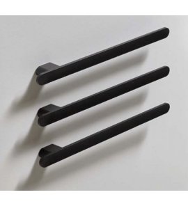 Antonio Lupi Rigo Grzejnik elektryczny 3-elementowy z aluminium pionowy/poziomy 45x6x4 cm Nero RIGO45NERO