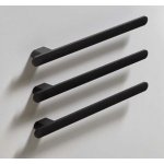 Antonio Lupi Rigo Grzejnik elektryczny 3-elementowy z aluminium pionowy/poziomy 45x6x4 cm Nero RIGO45NERO