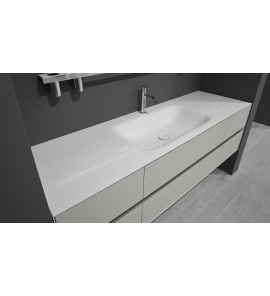 Antonio Lupi Segno Umywalka Zintegrowana z Blatem 54x120 cm biała CR154/SEGNO72