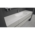 Antonio Lupi Segno Umywalka Zintegrowana z Blatem 54x120 cm biała CR154/SEGNO72