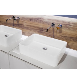 Antonio Lupi Servoretto Umywalka Stawiana na blat/podblatowa 38x63 cm biała RETTOMOOD63