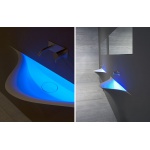 Antonio Lupi Silenziol Umywalka Ścienna z podświetleniem LED 47x177 cm biała SILENZIOL