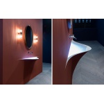 Antonio Lupi Silenziol Umywalka Ścienna z podświetleniem LED 47x177 cm biała SILENZIOL