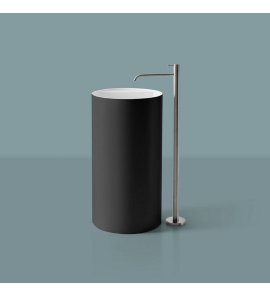    Antonio Lupi Simplo Umywalka wolnostojąca Ø 45 cm Nero SIMPLO85NERO