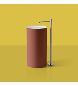    Antonio Lupi Simplo Umywalka wolnostojąca Ø 45 cm Terracotta SIMPLO85TERRACOTTA