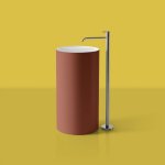    Antonio Lupi Simplo Umywalka wolnostojąca Ø 45 cm Terracotta SIMPLO85TERRACOTTA