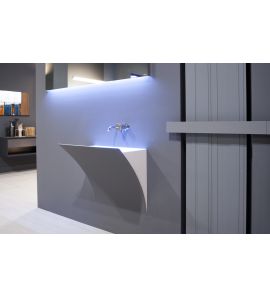 Antonio Lupi Strappol Umywalka Ścienna z podświetleniem LED 48x83 cm biała STRAPPOL