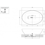 Antonio Lupi Solidea Wanna wolnostojąca 190x130 cm biała SOLIDEA1