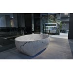 Antonio Lupi Solidea Wanna wolnostojąca 210x130 cm Marmo Carrara SOLIDEA210