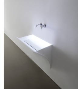 Antonio Lupi Strappo Umywalka Ścienna z podświetleniem LED 51x93 cm biała STRAPPOXLL