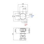 Antonio Lupi Tank Bateria jednouchwytowa podtynkowa Czarny mat TANK
