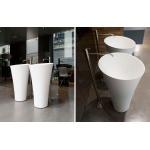 Antonio Lupi Tuba Umywalka wolnostojąca ∅50,4xh90 cm biała TUBA3