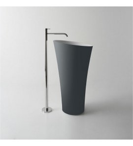     Antonio Lupi Tuba Umywalka wolnostojąca Ø 50,4 cm Grigio Piombo TUBAMOODGRIGIOPIOMBO