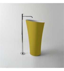     Antonio Lupi Tuba Umywalka wolnostojąca Ø 50,4 cm Mostarda TUBAMOODMOSTARDA