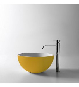     Antonio Lupi Urnamood Umywalka stawiana na blacie 50 cm Mostarda URNAMOODMOSTARDA