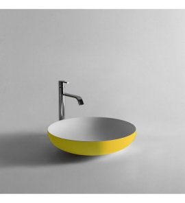     Antonio Lupi Verso Umywalka stawiana na blat ∅50 cm Mostarda VERSOMOSTARDA