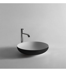     Antonio Lupi Verso Umywalka stawiana na blat ∅50 cm Nero VERSONERO