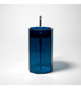     Antonio Lupi Vitreo Umywalka wolnostojąca 47,6x50 cm Cobalto VITREOCOBALTO