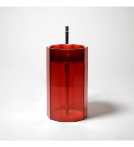     Antonio Lupi Vitreo Umywalka wolnostojąca 47,6x50 cm Sangria VITREOSANGRIA