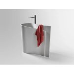 Antonio Lupi Wave Umywalka wolnostojąca 45x103x85 cm Marmo Acquabianca WAVE2