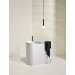 Antonio Lupi Wave Umywalka wolnostojąca 45x103x85 cm Marmo Acquabianca WAVE2