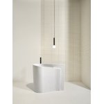 Antonio Lupi Wave Umywalka wolnostojąca 45x103x85 cm Marmo Acquabianca WAVE2