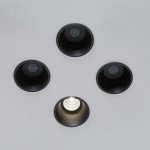 Antonio Lupi Zenit Lampa sufitowa Ø 82 mm Czarny ZENITLED