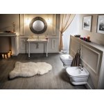 Aqualine Antik Bidet wiszący 53x36 biały połysk AN510