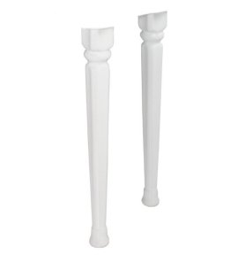 Aqualine Antik Nogi do umywalki (2 szt.) biały KL270