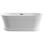 Aqualine Antik Wanna wolnostojąca 160x79 biały połysk E2679