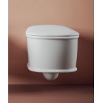      Artceram Atelier Miska WC wisząca biała 37x52 cm z deską wolnoopadajacą ATV00101;00+AZA00101;71