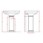 Artceram Civitas Postument Biały CIC00101;00