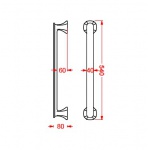 Artceram Civitas Reling na Ręcznik Biały CIC00301