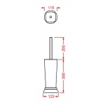 Artceram Civitas Szczotka WC Biała CIC00401