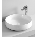 Artceram Cognac Umywalka stawiana na blat Ø48 cm Biała COL00201;00