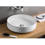 Artceram Cognac Umywalka stawiana na blat Ø48 cm Biała COL00201;00