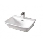 Artceram Cow Umywalka stawiana na blat/ścienna 60x45 cm Biała CWL00201;00