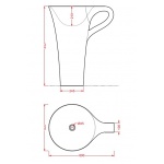 Artceram Cup Umywalka Wolnostojąca 70x50cm Biała L3700 / OSL00401;00