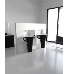 Artceram Cup Umywalka Wolnostojąca 70x50cm Czarna L3710 / OSL00401;50