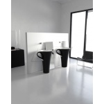 Artceram Cup Umywalka Wolnostojąca 70x50cm Czarna L3710 / OSL00401;50