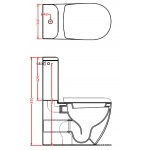 Artceram File 2.0 Spłuczka biała 32x50 cm FLC00101;00