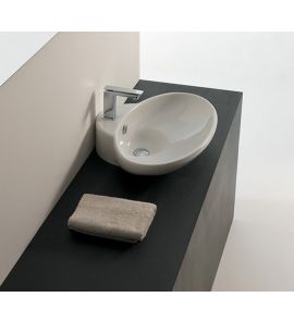 Artceram Fuori 3 Umywalka Stawiana na Blat 63x47 cm Biała L330 / TFL00401;00