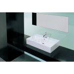 Artceram Fuori Box 80 Umywalka stawiana na blat/ścienna 80x47 cm Biała L290 / TFL02601;00