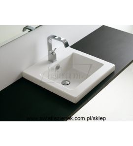 Artceram Gap Umywalka Wpuszczana w Blat 51x51cm Biała L816 / GPL00501;00
